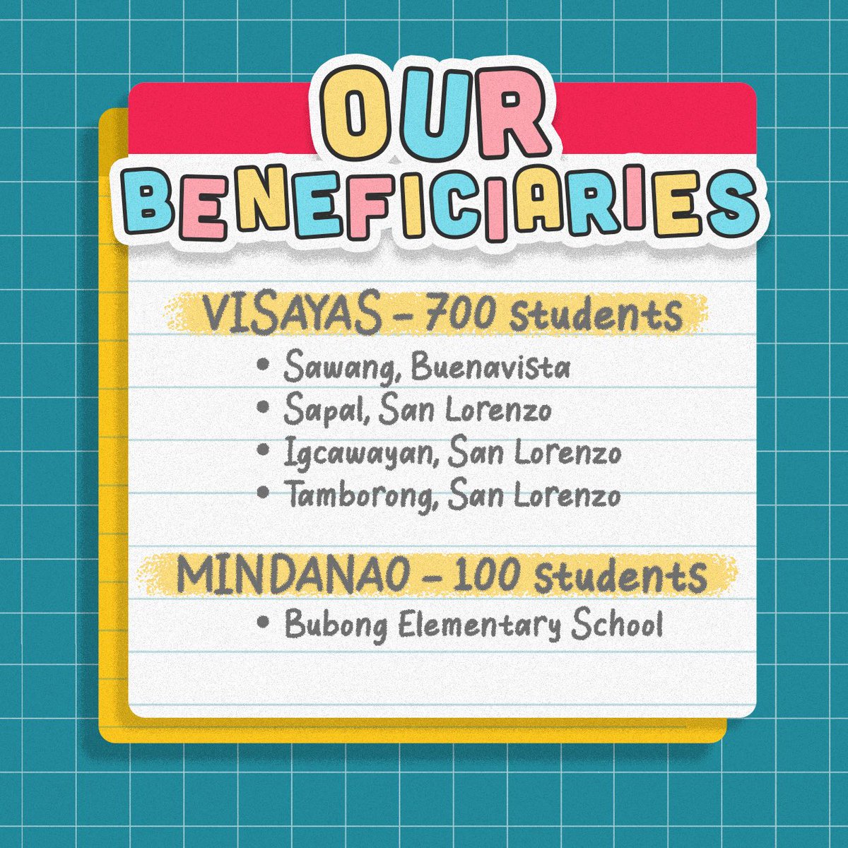 givedotph's tweet photo. We’re on our 𝘁𝗵𝗶𝗿𝗱 𝗕𝗮𝗰𝗸 𝘁𝗼 𝗦𝗰𝗵𝗼𝗼𝗹 𝗰𝗮𝗺𝗽𝗮𝗶𝗴𝗻! 📣

Join us on our mission of providing Filipino children with the tools they need to continue their education and ultimately, reach their dreams. 💭

Let’s #BridgeTheGapPH together! 🇵🇭 https://t.co/kKz7auDX83