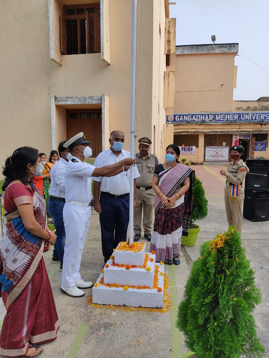Its_Sweta__'s tweet photo. Celebration of 75th Independence Day at Gangadhar Meher University, Sambalpur ✨

Jai Hind 🇮🇳

@GmuNcc @hirakudwarrior @kalinga_sagar @HQ_DG_NCC #IndependenceDayIndia2021 #NavalWing #NCC_Cadets https://t.co/i5Nrm7OsPP