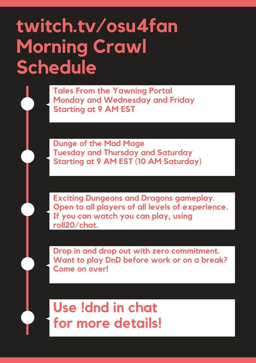 osu4fan's tweet photo. The Morning Crawl is here to stay!
Upcoming schedule and information> https://t.co/hDCwVgIVgo