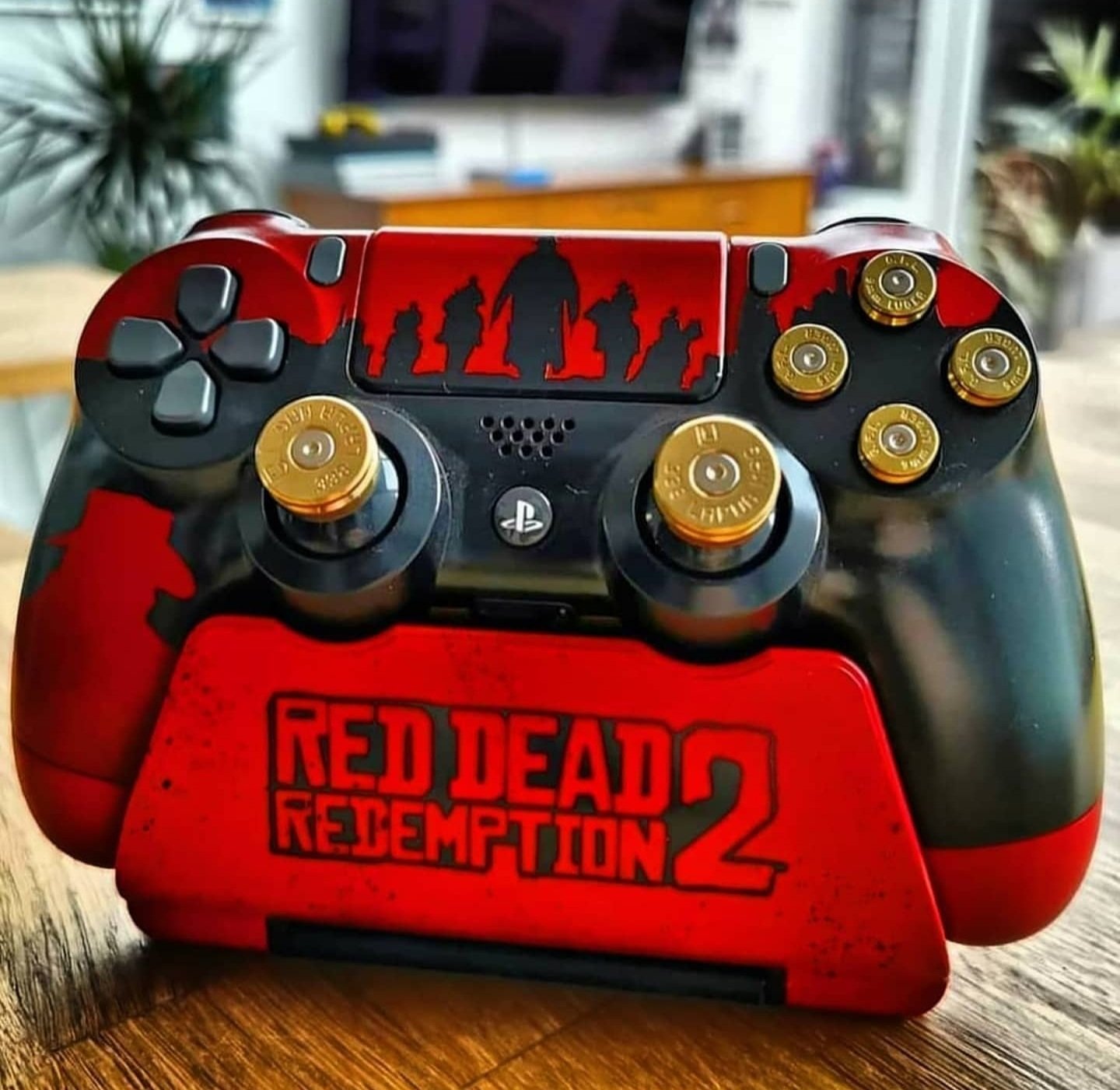 Just Finished My Custom Made Red Dead Redemption PS5 Controller With  Display Stand : r/reddeadredemption