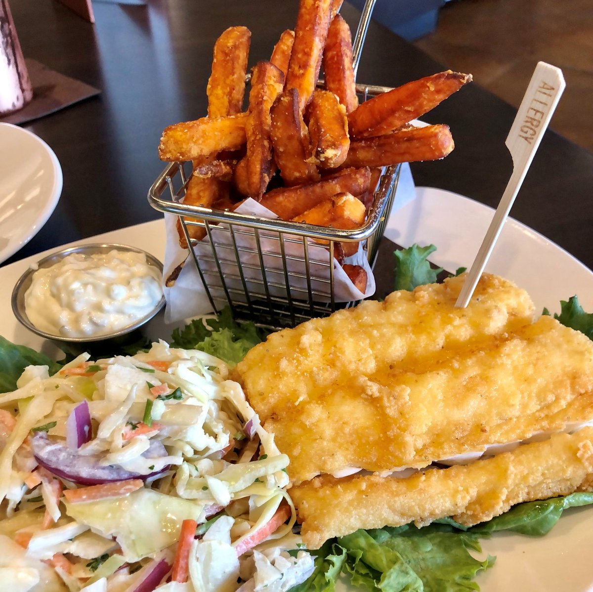 Sundays are o-FISH-ally so much better when you have gluten free Fish and Chips!