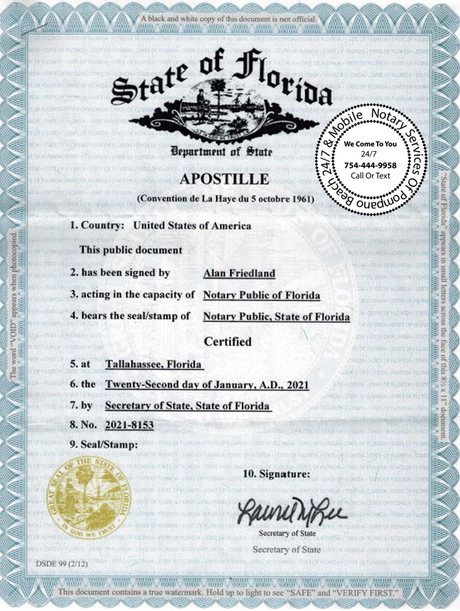 Notary Services of Pompano Beach 24/7 & Mobile on Twitter "Florida