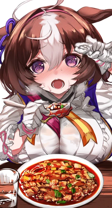 #ウマ娘
フウ...フゥ...はふっほふっ... 