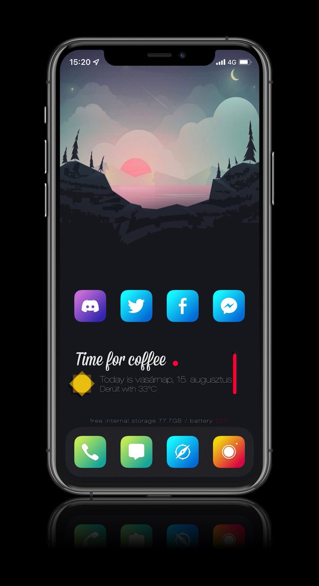 GaracziLaszlo's tweet image. WeatherHTML2.0
@thewaytozion 
HS
@kleinmone 
Wall &amp;amp; Icons
@Devy_Design 
Mockup
@screenshot_pro 

#iOS15beta5 
#nojailbreak