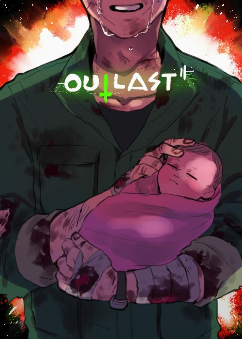 UpshureMiles's tweet image. &quot;Blake and Ethan really have something in common....&quot;

#Outlast #ResidentEvil 
#BlakeLangermann #EthanWinters