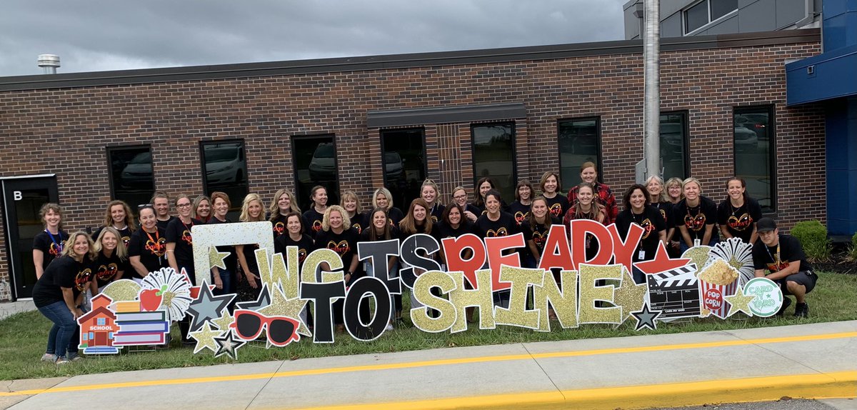 WG staff are Ready to Shine!! <a href="/olatheschools/">Olathe Public Schools</a>