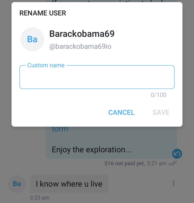 Hey creators. Someone to block immediately. @OnlyFans let’s remove this user from the platform. Do yo