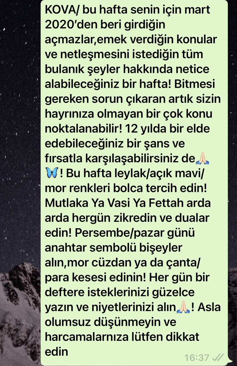 Kova/yükselen kovalara tavsiyeler