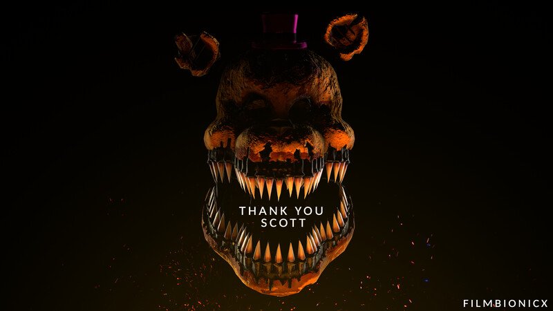 filmbionicx's tweet photo. 7TH ANNIVERSY (THANK YOU SCOTT)
#fnaf
#fivenightsatfreddys #creepy #beard #pizza #ThankYouScott #thankyouscottcawthon #aniversary #fnafsecuritybreach #horror #marvel #dccomics #charlizetheron #game #Filmbionicx #3D #freelance #scottcawthon https://t.co/wmfi2DWc18