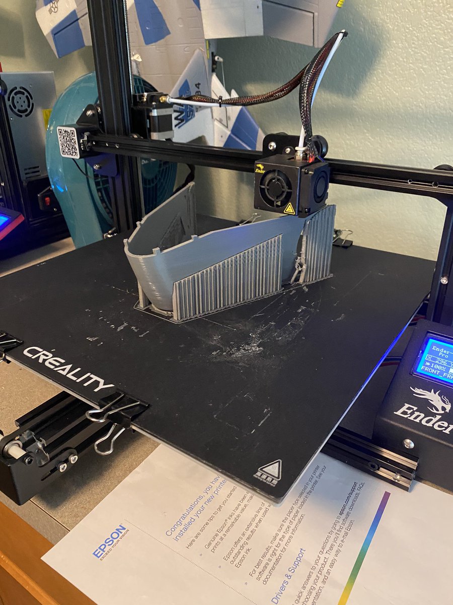 started printing for a <a href="/M16Studios/">M16 studios</a> protogen