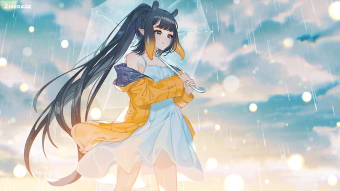 With the clouds forming a track from me to you,
and the wind rustling my hair
your fleeting smile is all I know.
#inART #いなート 