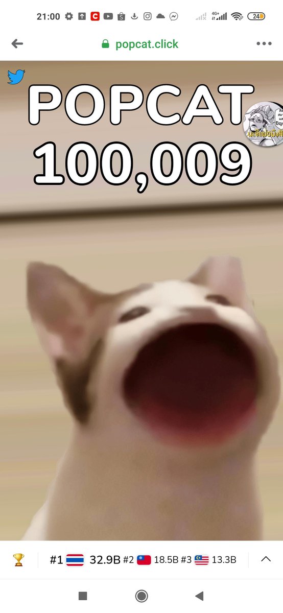 สนุกตรงไหนกันพวกเจ้านี่... #popcat