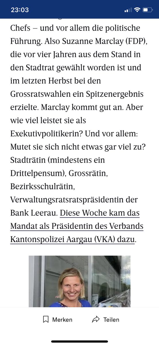Suzanne Marclay-Merz (@suzannemarclay) on Twitter photo Mutet sich diese Frau zuviel zu? <a href="/AargauerZeitung/">AargauerZeitung</a> - wann wurde diese Frage zuletzt beim Engagement eines Mannes gestellt? Und das nota bene bei einem Totalpensum von 65%! Die Antwort ist übrigens: nein #Gleichstellung #Politik #Frauen #Vereinbarkeit <a href="/Urs_Helbling/">Urs Helbling</a> Mutet sich diese Frau zuviel zu? <a href="/AargauerZeitung/">AargauerZeitung</a> - wann wurde diese Frage zuletzt beim Engagement eines Mannes gestellt? Und das nota bene bei einem Totalpensum von 65%! Die Antwort ist übrigens: nein #Gleichstellung #Politik #Frauen #Vereinbarkeit <a href="/Urs_Helbling/">Urs Helbling</a>
