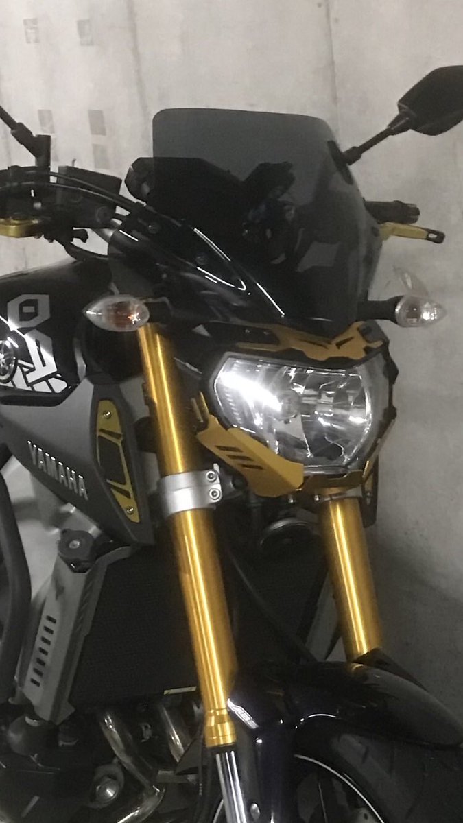 No_Talin's tweet photo. 様々な紆余曲折を経て、こんなカスタムになりました。
#mt09 #YAMAHA #ヤマハ #mt #bike  #motorcycle https://t.co/B27Yo0qqt4