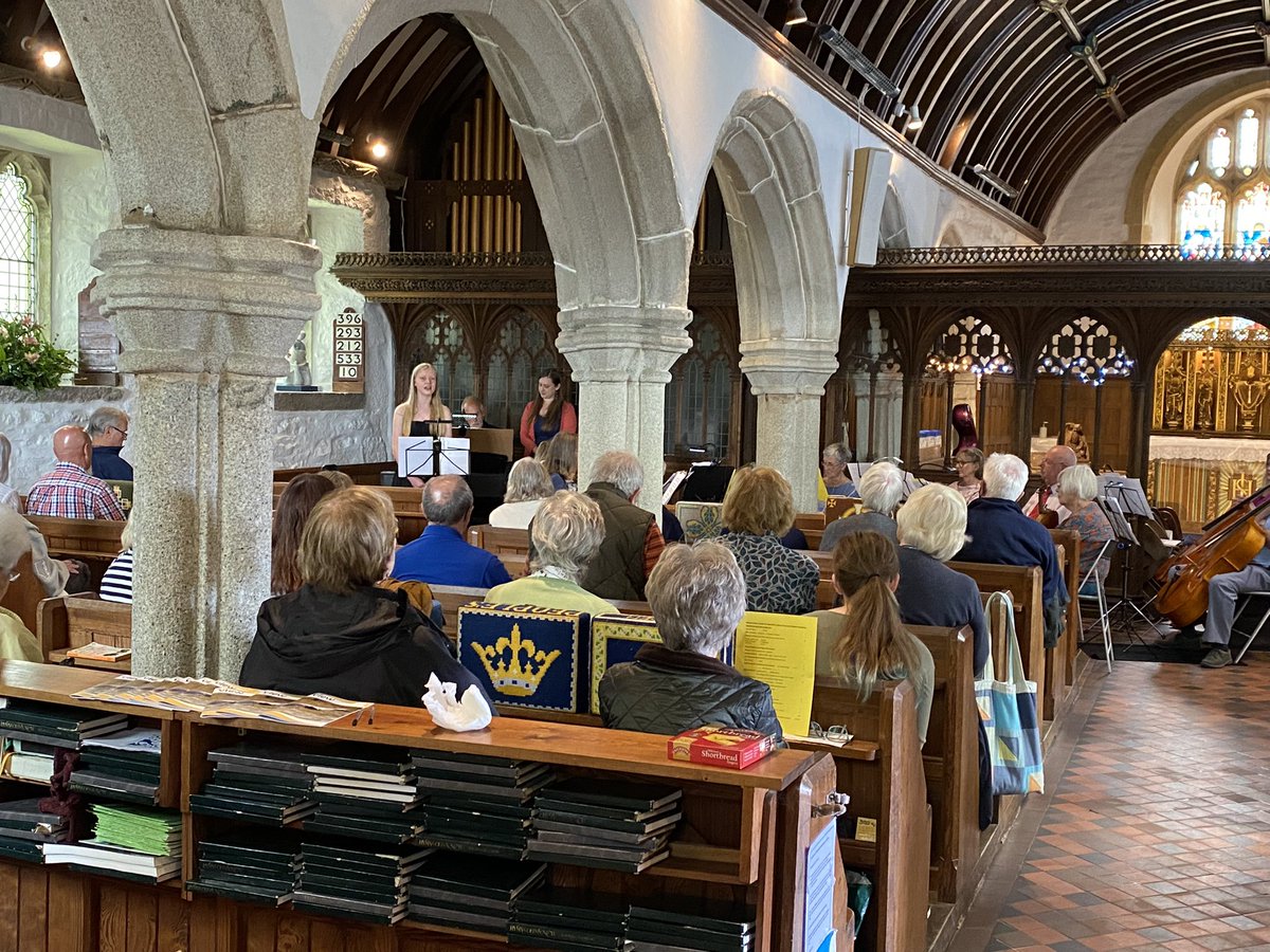 Live music is back!  A joy to be hosting the Maen du Strings at Perranuthnoe Church this afternoon, with young soprano Sky Dixon.  Wonderful to be part of a live concert again.