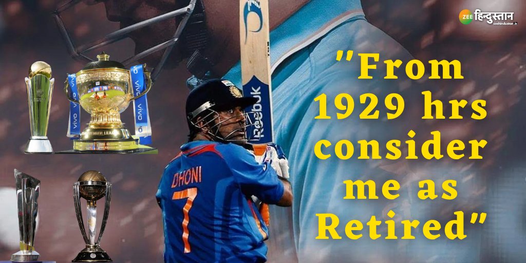 ZeeBharatOFCL_'s tweet image. Dhoni 💔
One Year To This.... 

#MSDhoni #msdhoniretirement #dhoniretirement
