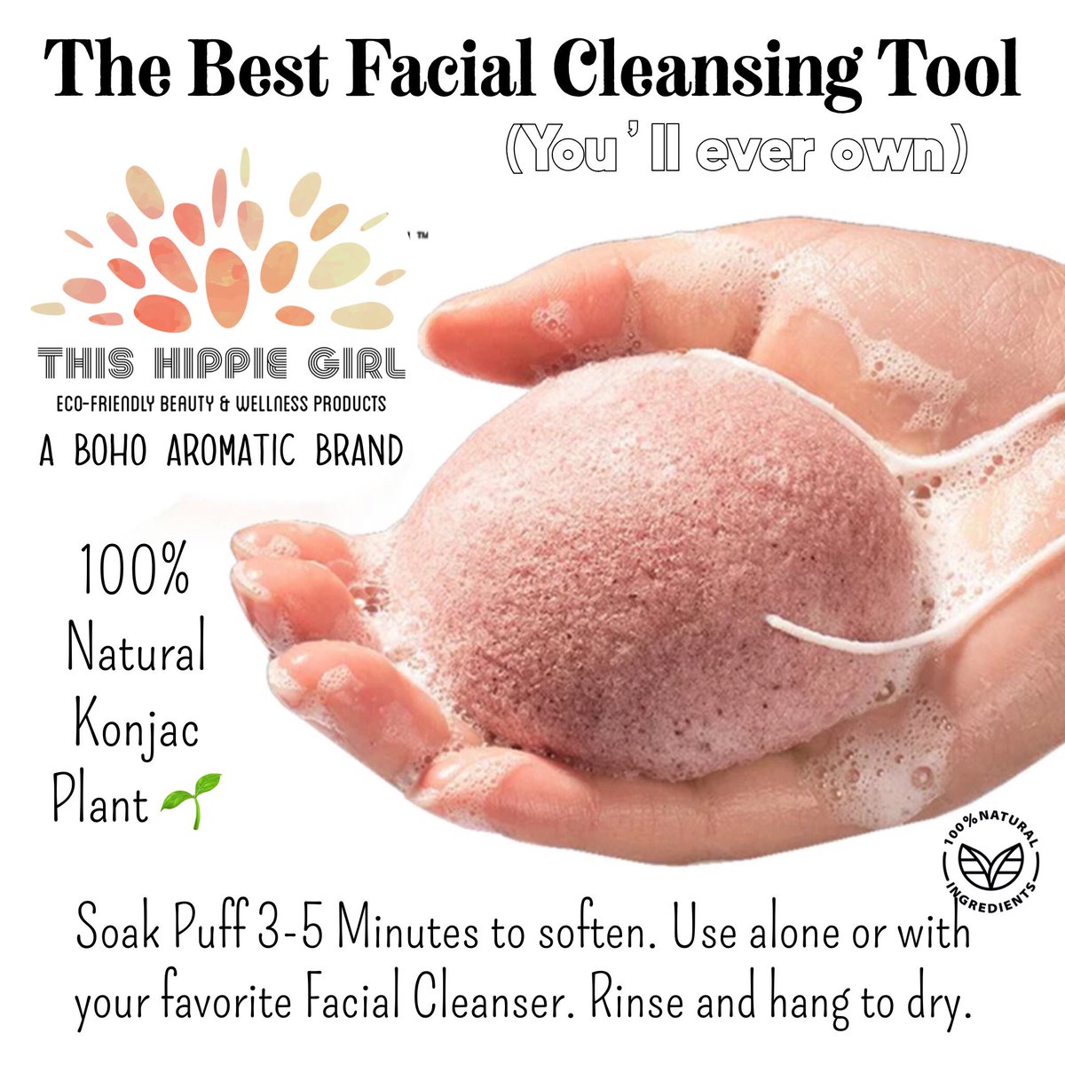 BohoAromatic's tweet photo. A #konjac facial sponge is a natural skin care product made from an Asian root plant. It can cleanse and gently exfoliate even the most sensitive skin! #facecleansing #facial #konjacsponge #facecaretool #facialcleansingsponge #facewash #naturalskincare #facialtool #beautytools ✌️ https://t.co/wapxYE1CZs