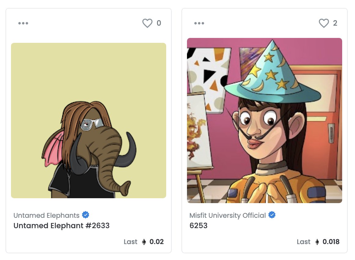 int0thenewworld's tweet photo. Yuhoooo.!!!! Got my first #phant @ElephantNFTS and a misfit from @Misfits  All thanks to @90spixeltoons for the giveaway. 😍😍 https://t.co/zPIYf4eEC8