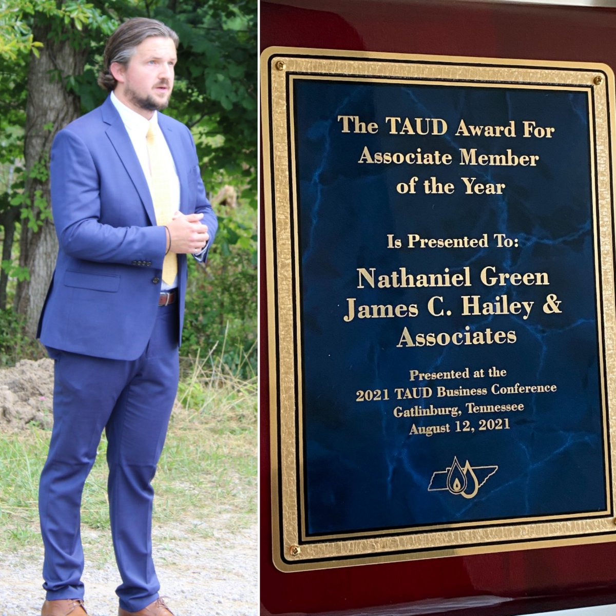 Congratulations to our founder <a href="/ruralh2o/">Nathaniel</a>! First and foremost he's dedicated to advancing rural communities. #rural #water #sewer #augmentedreality #taud