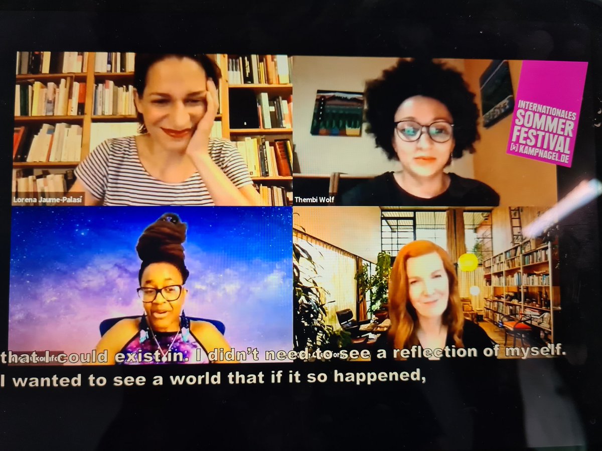@Nnedi: we need to take the past and present into account for imagining the future. Possible futures for humanity are important stories for us to tell. #TheFutureOfCodePolitics
@Kampnagel