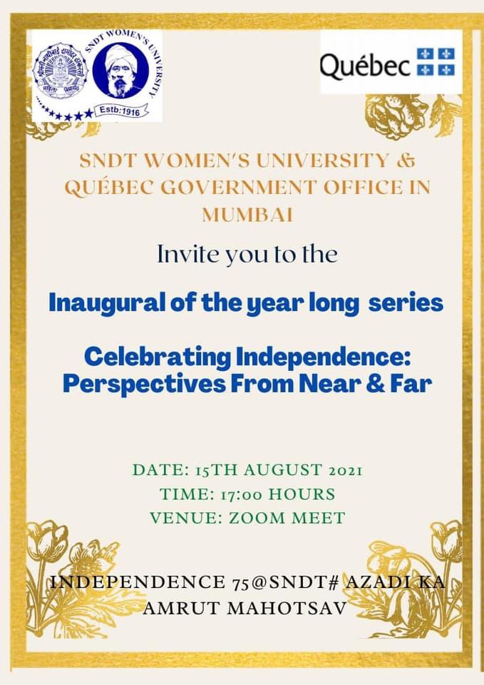 IndiainToronto (@indiaintoronto) on Twitter photo #IndiaAt75
#IndependenceDayIndia2021 celebration organized by <a href="/Quebec_India/">Québec in India</a> with <a href="/SNDTWU/">SNDT Women's Univ.</a> marked special testimony to growing partnership btwn India & Quebec. CG <a href="/_apoorvasri/">Apoorva Srivastava</a> extended warm greetings & thanked <a href="/Paradis_Fran/">Francis Paradis</a> for all support.<a href="/AmritMahotsav/">Amrit Mahotsav</a> #IndiaAt75
#IndependenceDayIndia2021 celebration organized by <a href="/Quebec_India/">Québec in India</a> with <a href="/SNDTWU/">SNDT Women's Univ.</a> marked special testimony to growing partnership btwn India & Quebec. CG <a href="/_apoorvasri/">Apoorva Srivastava</a> extended warm greetings & thanked <a href="/Paradis_Fran/">Francis Paradis</a> for all support.<a href="/AmritMahotsav/">Amrit Mahotsav</a>