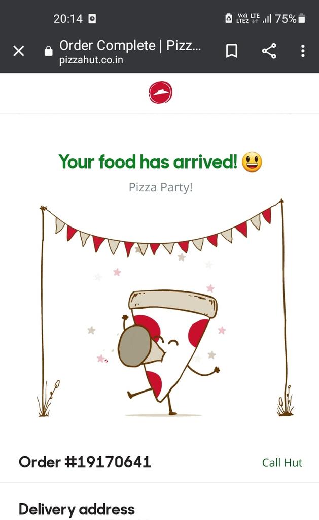 WeeWake88's tweet photo. @girishnsharma @PizzaHutIN I got this but I guess Mr.India brought my Pizza as it's no where to be seen https://t.co/HLE0PqEhw9