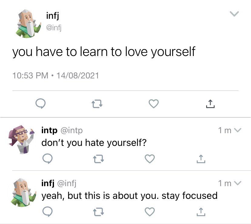 Incorrect Mbti Infj Intp T Co Caacwwrdbc Twitter