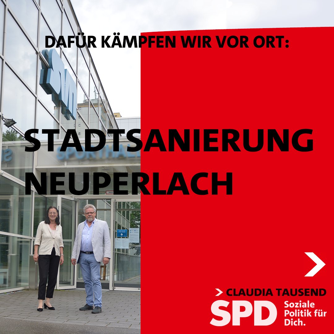 SPDMucOst's tweet photo. #Neuperlach ist schön – aber auch etwas in die Jahre gekommen. Deshalb fördern wir die energetische Sanierung des Stadtteils. Markante Orte wie der #Ostpark, der #Hanns-Seidel-Platz und die Bezirkssportanlage an der #Bert-Brecht-Allee erstrahlen so bald in neuem Glanz. https://t.co/m2SgpjjP4z