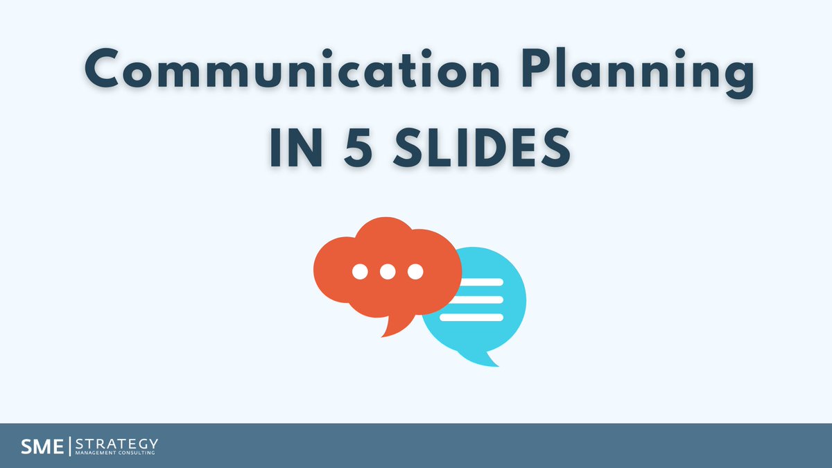SMEinsights's tweet image. In this new video, @anthonyctaylor breaks down one of our 6 Critical Capacities for #StrategyImplementation: Communication Planning.
We talk about the purpose of communication planning & how to go about creating a communication plan.
▶️ Watch here: hubs.la/H0TYyjV0