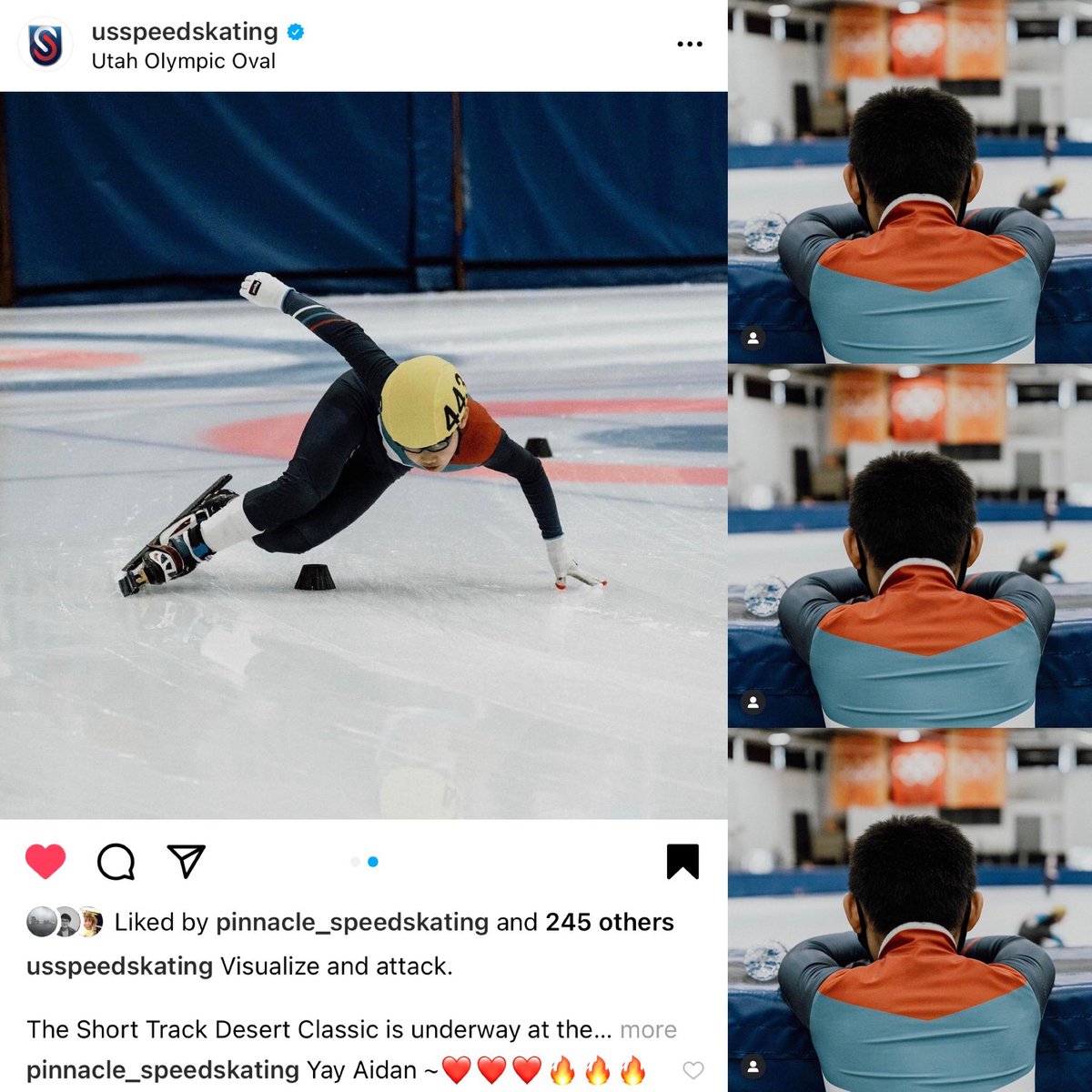 Our own Aidan from Elmbrook WHMS ‘26 at Short Track Desert Classic 👏