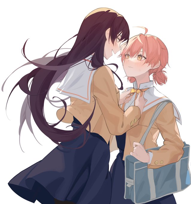 「アホ毛 百合」のTwitter画像/イラスト(人気順)