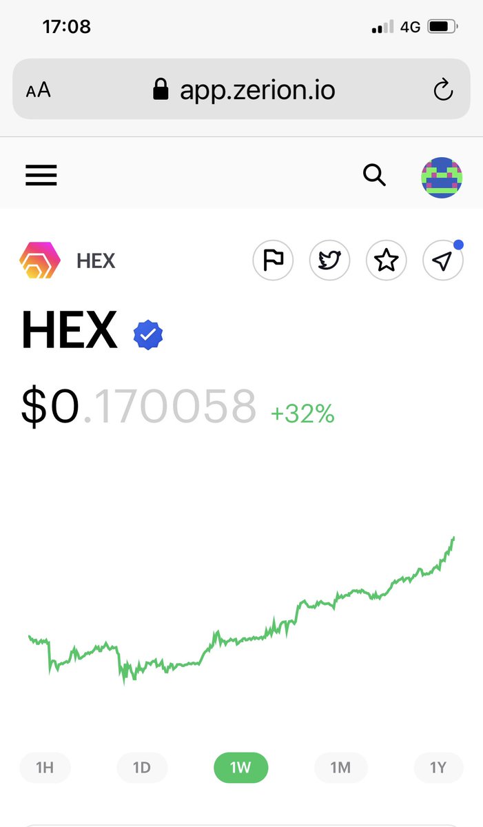 AnchorCounsell1's tweet photo. #HEX 17 cents 🚀🥰🚀🚀🚀🚀❤️❤️❤️❤️ #hexicans #Crypto #cryptocurrency #FinancialFreedom #hexciting #BTC #etherium #dogecoin #CryptoGem https://t.co/dJEV0eUw2p