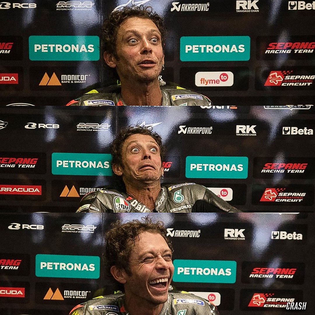 Valentino Rossi describing those last few laps of the Austrian Grand Prix is perfect 😂😂😂

#MotoGP #AustrianGP 🇦🇹