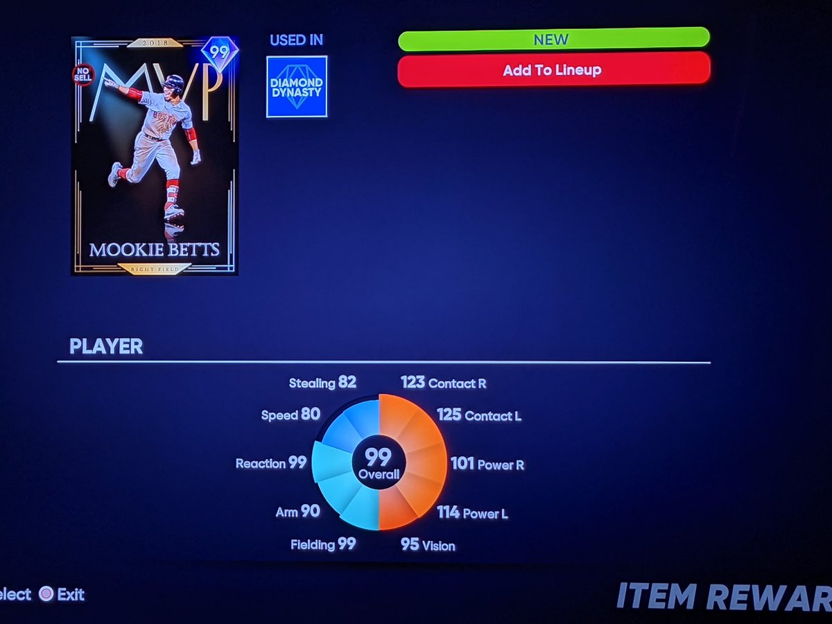 RobertGol1203's tweet photo. Finally! ⚾⚾⚾ #mlbtheshow21 #sdstudio #ps5 #playstation5 #baseball #videogames #mlb  #diamonddynasty #sds #theshow #ps5gamer #rankedseasons #battleroyale #theshowzone #teamaffinity #mlb #mlbtv #roflo #topps #superfractor #videogames #mookiebetts #losangelesdodgers https://t.co/5cuEJPN1ui