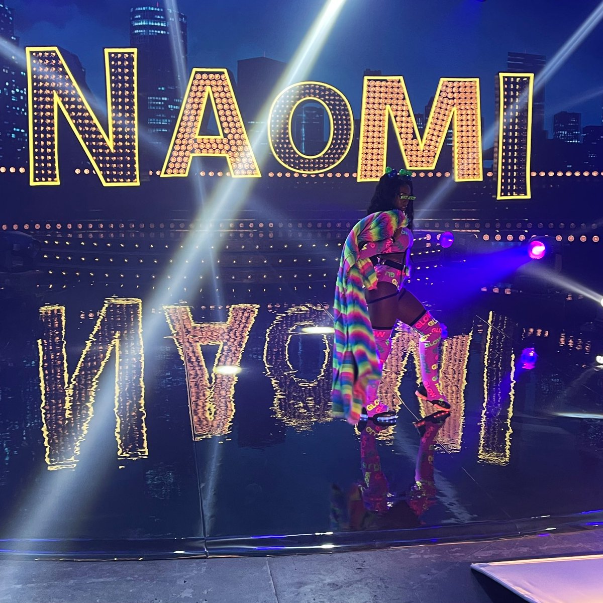 TheTrinity_Fatu's tweet photo. Taking it one GLOW at a time (ID shoot) 🤩 https://t.co/pWsGC1fIU5