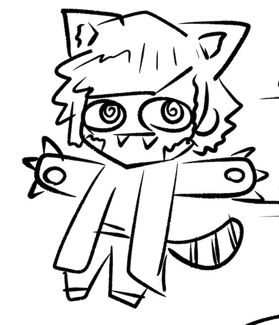 おーかみおとこのこ
＃落書き
＃1日1オリジナルキャラ
＃イラスト