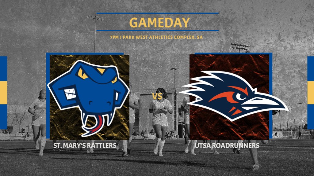 StMUwsoccer's tweet photo. Wake up it's GAME DAY! 

#FangsOut I #RattlerPride https://t.co/3JT05yDi5L