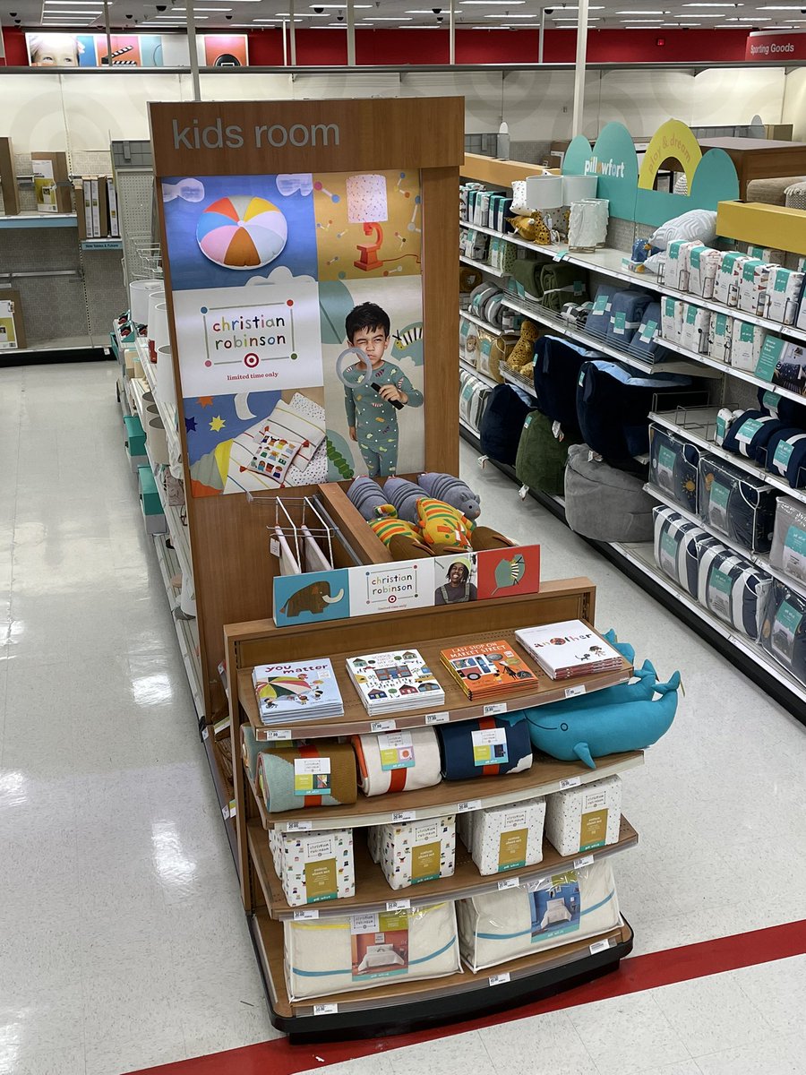 Christian Robinson is officially in Target!! We are thrilled to showcase this talented individual sharing his unique illustrations and inspiring stories with children and adults alike! Shop Infant, Toddler &amp; Home, today!!🐯🐳🎯#T-0193 @plilly_target <a href="/KristynTinajero/">Kristyn Tinajero</a> <a href="/noha_G296/">Noha Elezaby_VMD</a>