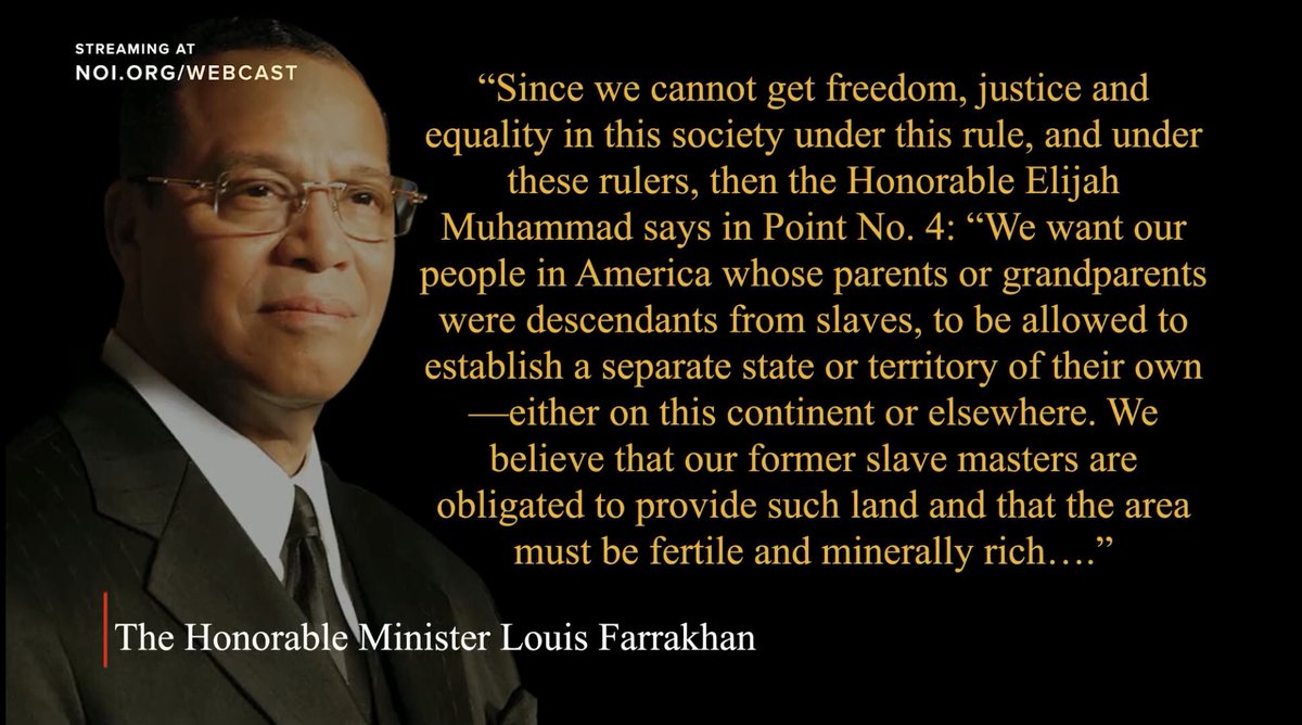 ShanteX_VG's tweet photo. Point Number 4 #NOISundays #TheMuslimProgram #Farrakhan https://t.co/VStTiz1E05
