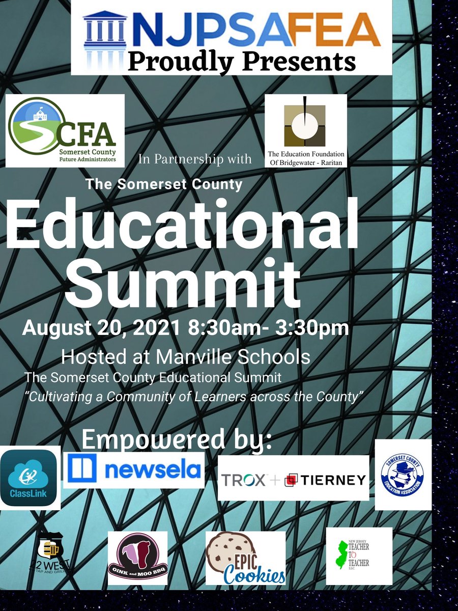 SCFA_NJ's tweet image. We are very excited to announce, @LiGleas, Assistant Commissioner of Education will be our keynote speaker.  Come see Dr. Gleason and many other great presenters on August 20th at Manville HS.  Register Now #SCFAEdSummit2021 sites.google.com/view/scfa-educ….