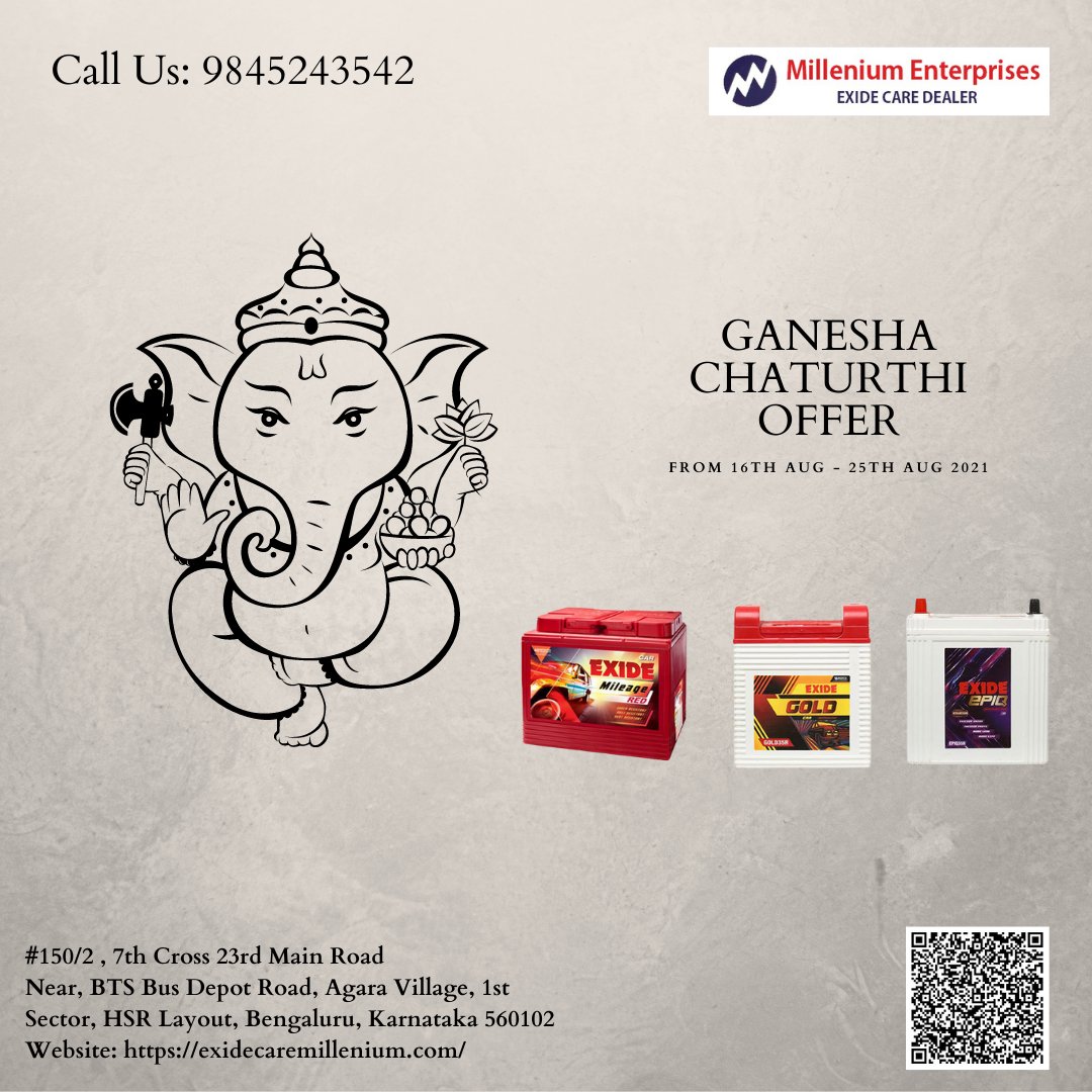 ExideMillenium's tweet image. Visit the link to buy exide batteries: exidecaremillenium.com/shop/