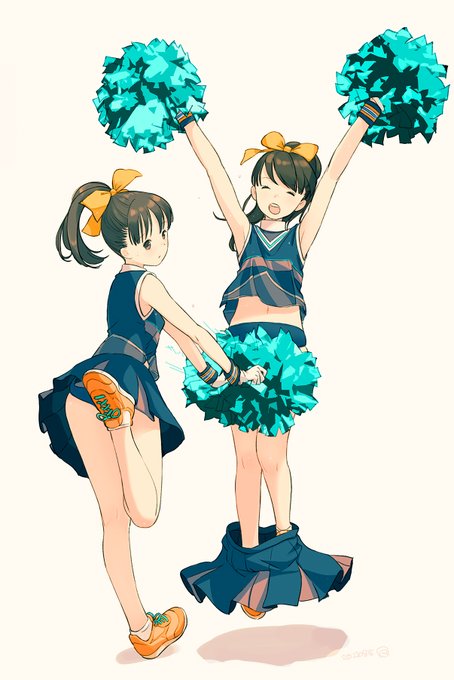 スカートが落ちても気づかないほど
夢中で応援してるチアガールと
やる気がないのにいざという時に
力を発揮するチアガール 