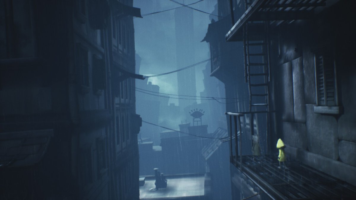 Город кошмаров. Город кошмаров. Мистические пейзажи. Little nightmares 2 башня. Страшный город арт.