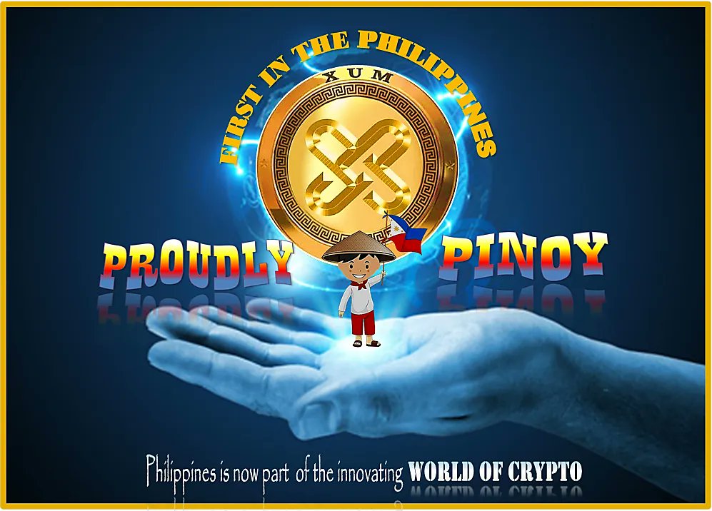 cristina_limpin's tweet photo. My entries
"Philippines is now part of the innovating World of Crypto".
1st in the Philippines ... Proudly Pinoy🇵🇭
PLEASE SUPPORT, Thank you!! 🚀🚀
Retweet: 5 points
Heart❤: 3 points
Don't forget to follow @XUMOfficial  &amp; @XUMEXXOfficial
#XUMCoin
#XUM https://t.co/c7Yi1I28Vx