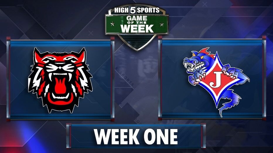 Georgia Bulldog fans #UGA should be interested in our first High 5 Sports Game of the Week this Friday featuring Gunner Stockton and Malaki Starks 🏈👀Rabun County @ Jefferson is a MONSTER! #InYourFace 🖐️ <a href="/JHS_Dragons/">Jefferson High School</a> <a href="/RabunFootball/">RABUN FOOTBALL</a> See you there! <a href="/GunnerStockton/">Gunner Stockton</a> <a href="/MalakiStarks/">Malaki Starks</a>