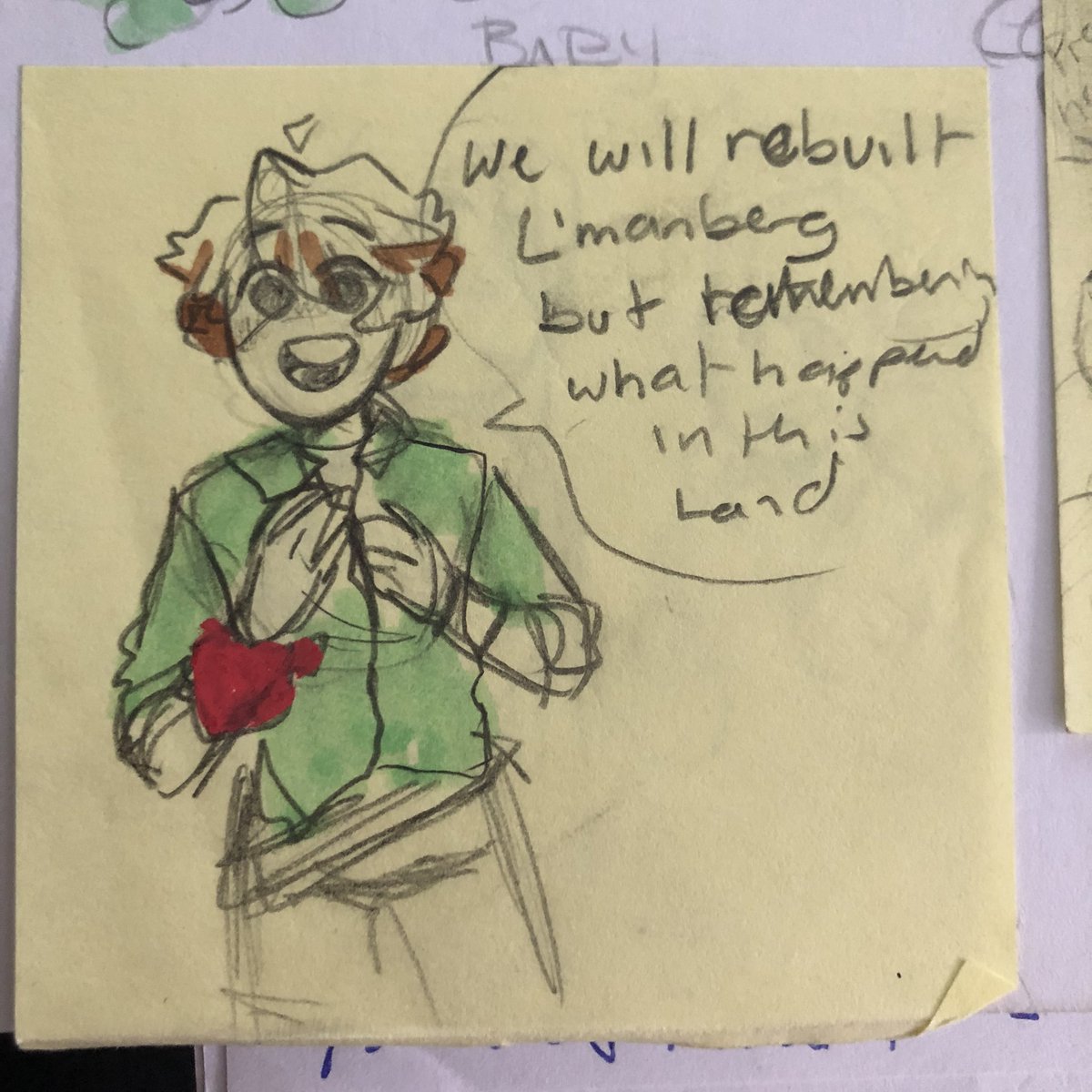 In fanart / sketches and class notes :D https://t.co/JsA9sGf6q1 
