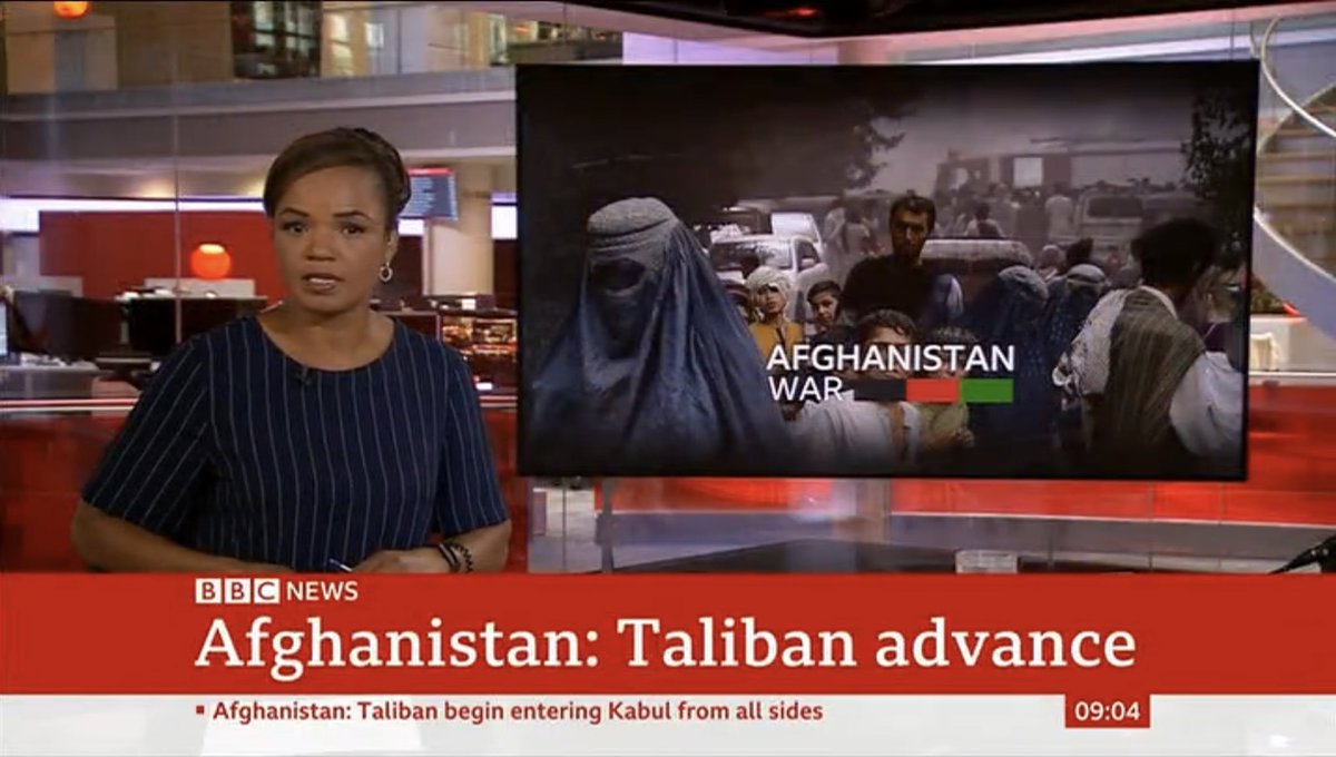 jacksurfleet's tweet photo. Non-stop coverage on Afghanistan from my talented colleagues @LukwesaBurak, @BBCYaldaHakim &amp;  @PhilippaBBC supported by a great team on @BBCNews and @BBCWorld. Channel team: @newsroomgirl editing, @daveabpearson in gallery, @Lou_obrien19 and me producing &amp; @WRITERwhelan on text. https://t.co/KM5pxmomdv