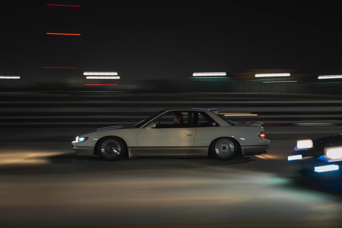 literallyjsd's tweet photo. I like to pretend this shot would make it into @SuperStreetMag  

#streetrace #motionblur #carphotography #photography #photographer #s13 #silvia #automotive #jdm #90sjapan https://t.co/HbjthS37w5