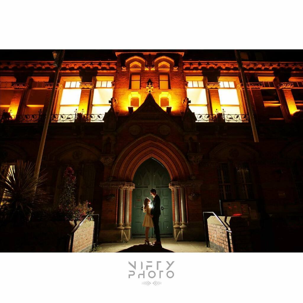 NiftyPhoto's tweet photo. Back at it! And I still can’t resist a night portrait 😃
🏛💥👰🏻🤵🏻💥🏛

Congratulations to @josiecerise &amp; @adamtheanimator who celebrated their wedding at the newly refurbished Stretford Public Hall @friendsofstretfordpublichall https://t.co/2VdHDSTdlq https://t.co/VnNBmXqYO2