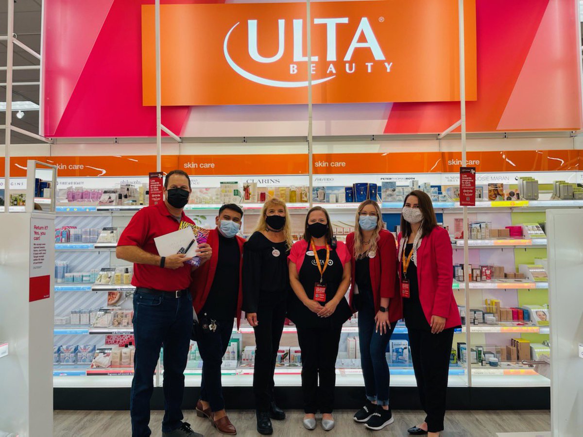 Panchito (@panchitotgt) on Twitter photo Come get your beauty products at Near North T0942🎯 Our guest are loving Targets New collaboration with ULTA. #D116 #ONESTOPSHOP #T0942 <a href="/ultabeauty/">Ulta Beauty</a> <a href="/Target/">Target</a> <a href="/nikki_j1981/">Nikki Jaskulka</a> <a href="/A_Leigh_/">AV</a> <a href="/A_Leigh_/">AV</a> <a href="/SabrinaThomas89/">Sabrina Thomas</a> <a href="/MikeQuinn75/">Mike Quinn</a> Come get your beauty products at Near North T0942🎯 Our guest are loving Targets New collaboration with ULTA. #D116 #ONESTOPSHOP #T0942 <a href="/ultabeauty/">Ulta Beauty</a> <a href="/Target/">Target</a> <a href="/nikki_j1981/">Nikki Jaskulka</a> <a href="/A_Leigh_/">AV</a> <a href="/A_Leigh_/">AV</a> <a href="/SabrinaThomas89/">Sabrina Thomas</a> <a href="/MikeQuinn75/">Mike Quinn</a>